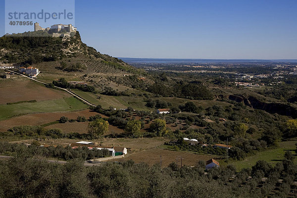 Festungsanlage von Palmela bei Setœbal  Portugal  Europa