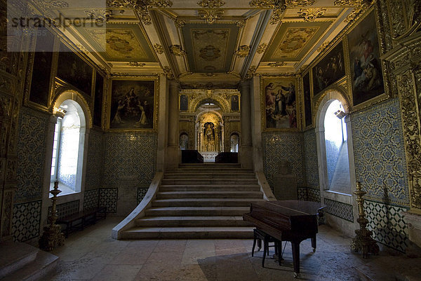 Innenansicht Kirche Madre de Deus  Lissabon  Portugal  Europa