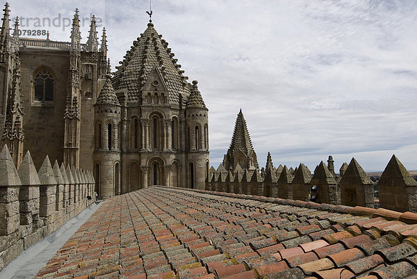 Catedral Vieja Außenansicht  Salamanca  Spanien  Europa