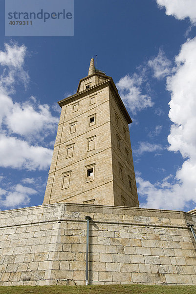Torre de Hercules  Herkulesturm  A Coruna  Spanien  Europa