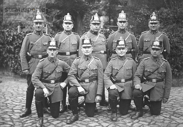 Polizei  historische Aufnahme  ca. 1930