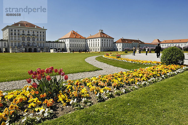 Schloss Nymphenburg  München  Bayern  Deutschland  Europa