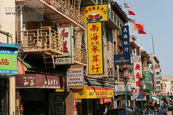 Chinatown  San Francisco  Kalifornien  Nordamerika  USA