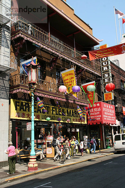 Chinatown  San Francisco  Kalifornien  Nordamerika  USA