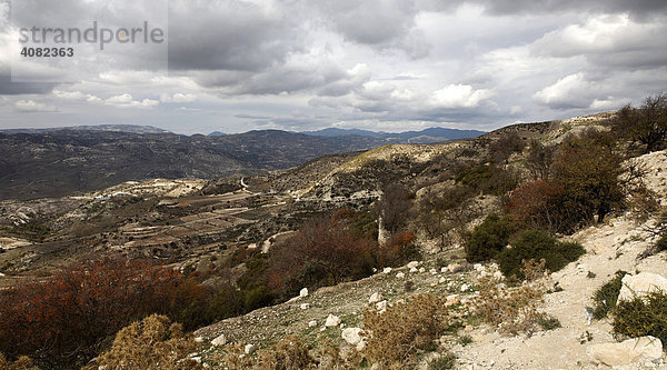 Landschaft im Inselinnern von Zypern