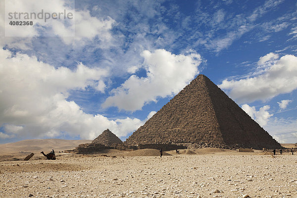 Pyramide in Gizeh  Kairo  Äygpten  Nordafrika  Afrika