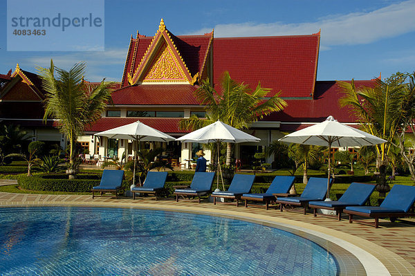 Hotel Sokha Beach Resort mit Pool Sihanoukville Kompong Som Kambodscha
