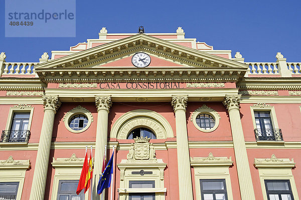 Glorieta de Espana  Rathaus  Murcia  Spanien