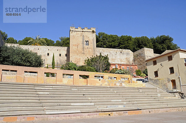 Platz del Consell  Burg  Denia  Valencia  Costa Blanca  Spanien