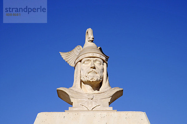 Denkmal  König von Aragonien  Jaume I der Eroberer  Jaime  Calpe  Alicante  Costa Blanca  Spanien