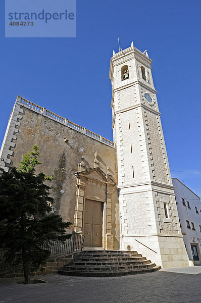 Pfarrkirche Santa Catalina  Teulada  Alicante  Costa Blanca  Spanien