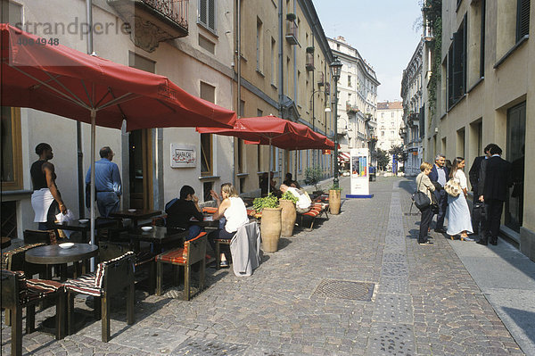 Turin Piemont Italien Hasta Cafe in der Altstadt