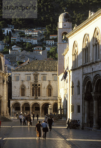 Dubrovnik Süddalamatien Kroatien Rathaus und Palast Sponza
