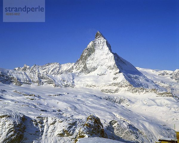 Matterhorn im Wallis Schweiz
