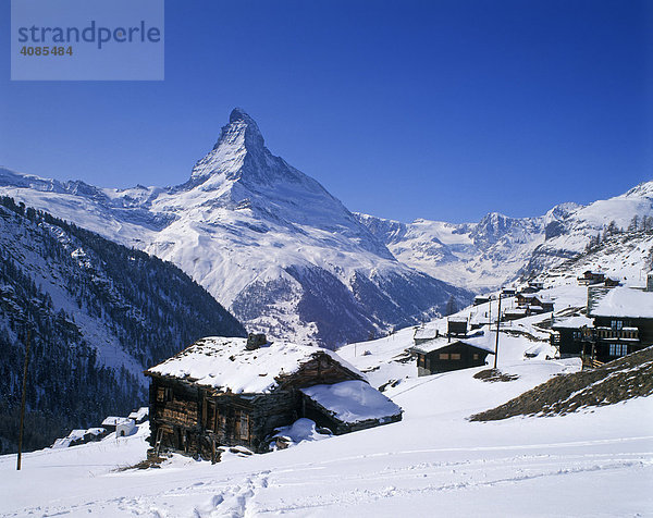 Matterhorn im Wallis Schweiz von Findelen