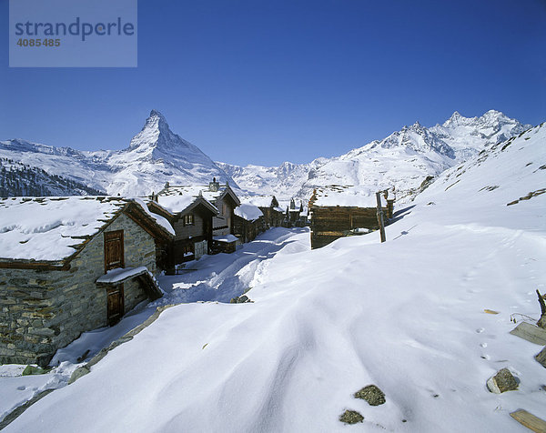 Matterhorn im Wallis Schweiz von Findelen