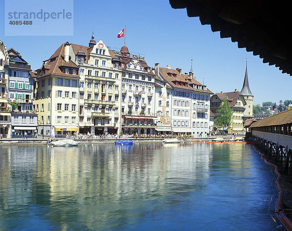 Luzern Kanton Luzern Schweiz an der Reuss