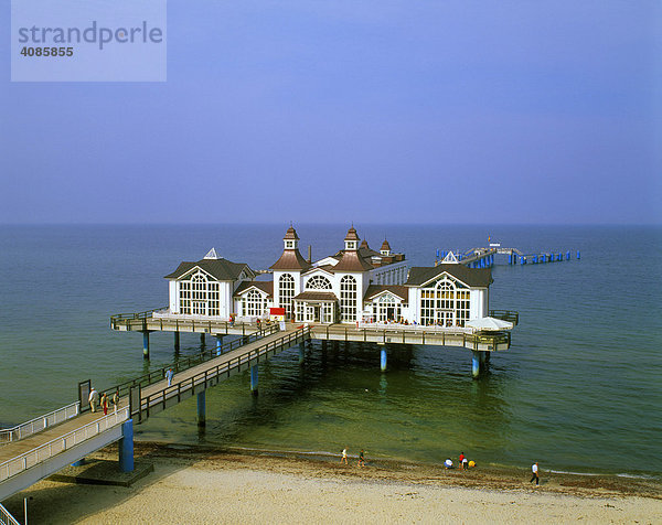 Sellin Rügen Mecklenburg-Vorpommern Deutschland Seebrücke