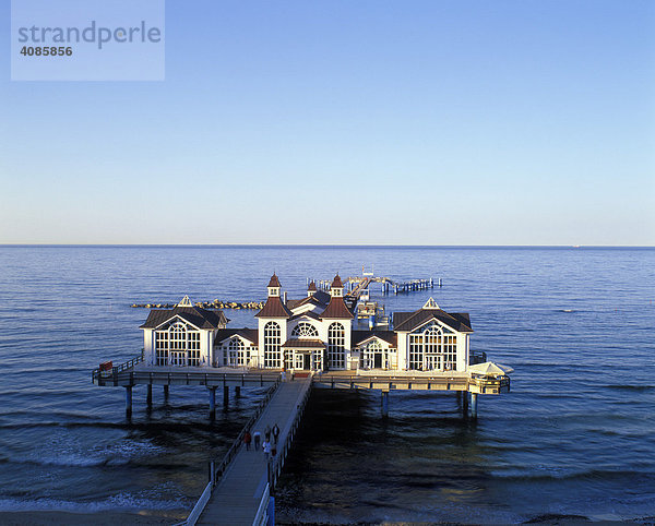 Sellin Rügen Mecklenburg-Vorpommern Deutschland Seebrücke