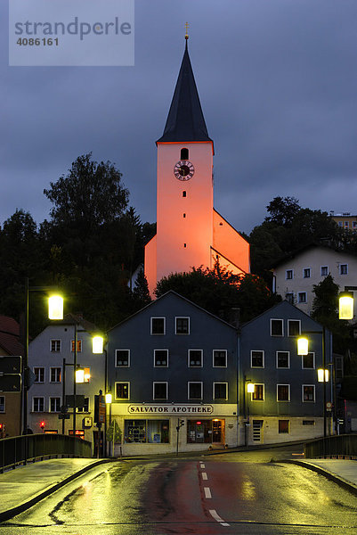 Pfarrkirche St. Bartholomäus Passau Ilzstadt Niederbayern Bayern Deutschland