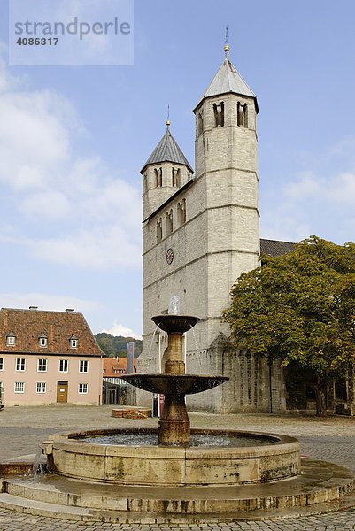 Bad Gandersheim Niedersachsen Deutschland Stiftskirche