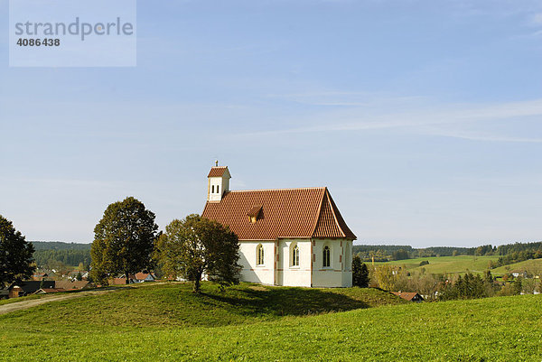 Hohenfurch Oberbayern Bayern Deutschland Kapelle St. Ursula