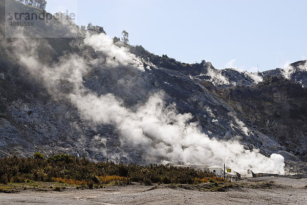 Solfatara Krater Pozzuoli Campanien Italien