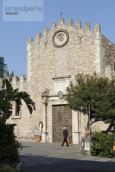 Dom S. Nicoló Taormina Sizilien Italien