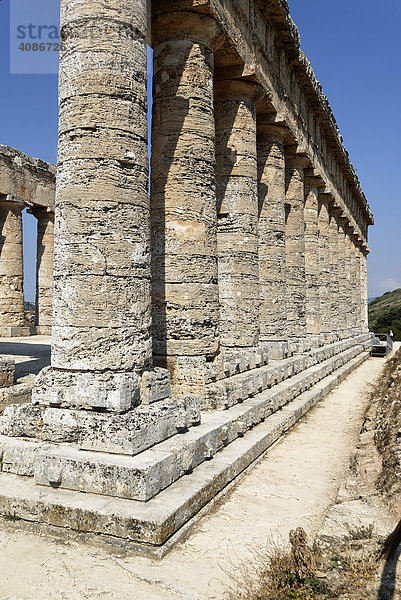 Tempel Segesta Sizilien Italien