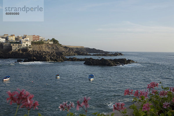 Fischerboote in Alcala  Teneriffa  Kanarische Inseln  Spanien