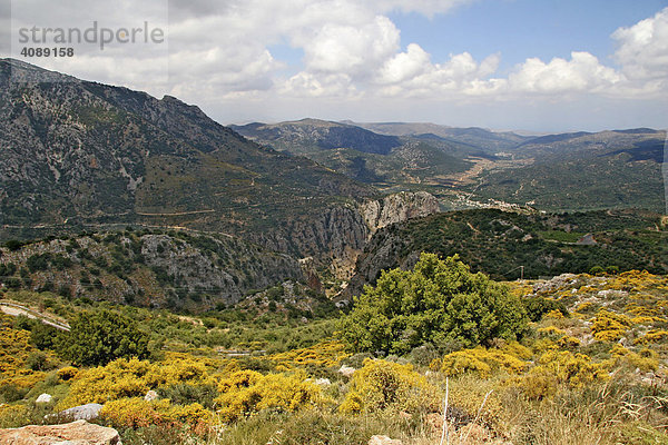 Berglandschaft  Kreta  Griechenland