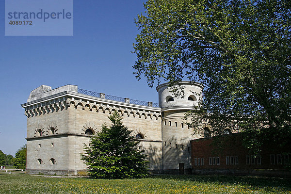 Reduit Tilly  Festung  Klenzepark  Bayerisches Armeemuseum  Ingolstadt  Bayern  Deutschland