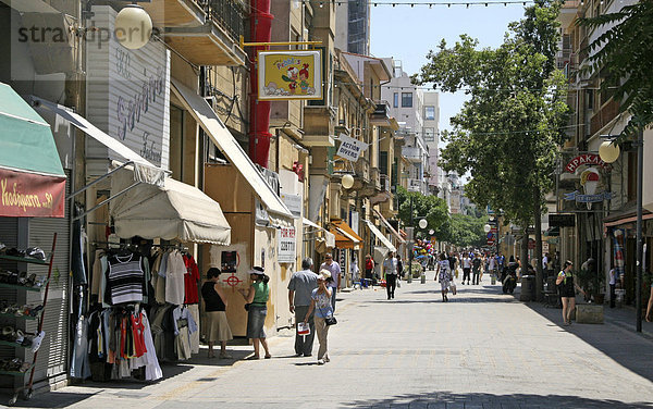 Fußgängerzone  Altstadt  Nikosia  Zypern