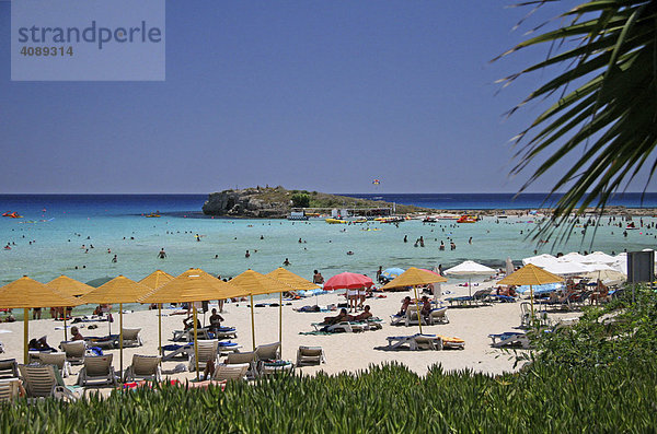 Strand  Agia Napa  Zypern