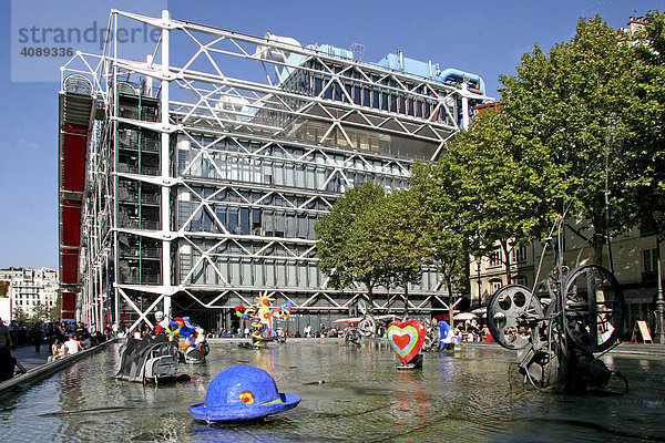 Centre Georges Pompidou Paris Frankreich