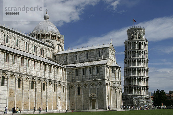 Italien Toskana Pisa Schiefer Turm und Dom