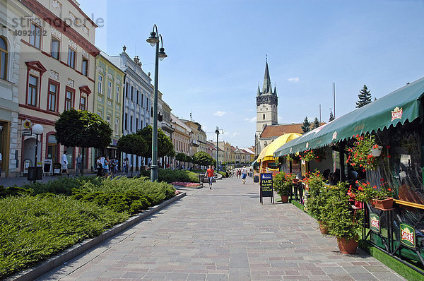 Hauptstraße  Presov  Preschau  Slowakei  Slowakische Republik  Osteuropa
