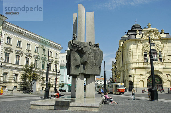 Denkmal der Nationalhelden  Ludovit Stur  Bratislava  Slowakei