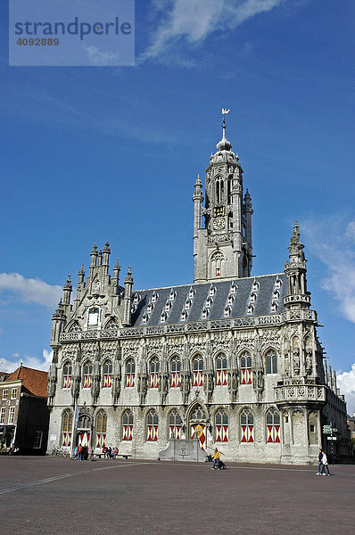 Rathaus  Stadthuis  Middelburg  Zeeland  Holland  Niederlande