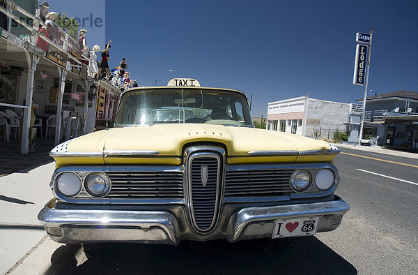 Taxi in Seligman  Route 66  Arizona  USA