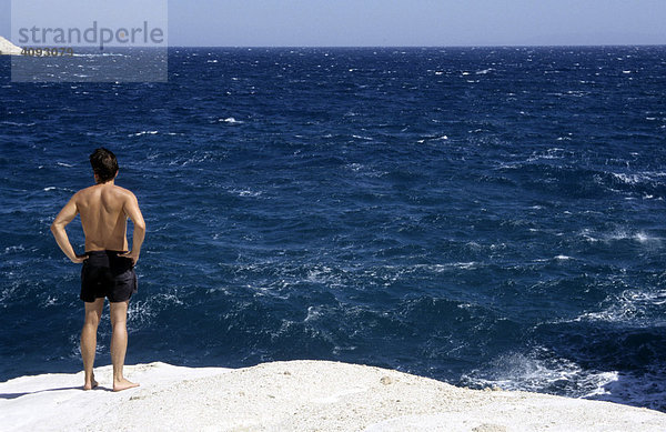 Meer bei Sarakiniko  Milos  Kykladen  Griechenland