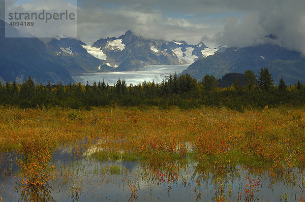 Sheridan Glacier  Copper River Delta  Alaska  USA  Nordamerika