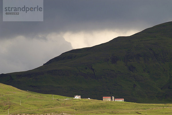 Einsame Farm Straße 48 zum Thingvallavatn Island