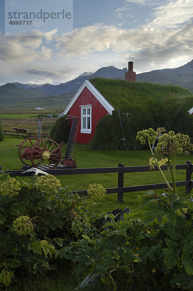Haus Lindarbakki im Ort Bakkager_i Nordisland Island