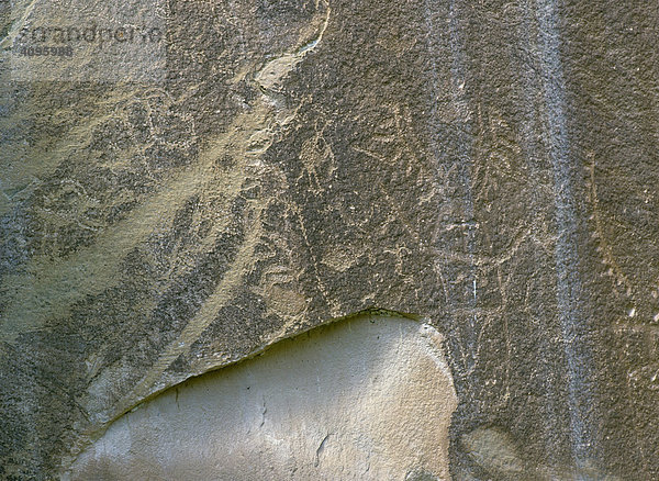 Fremont Petroglyphs  Capitol Reef Nationalpark  Utah  USA