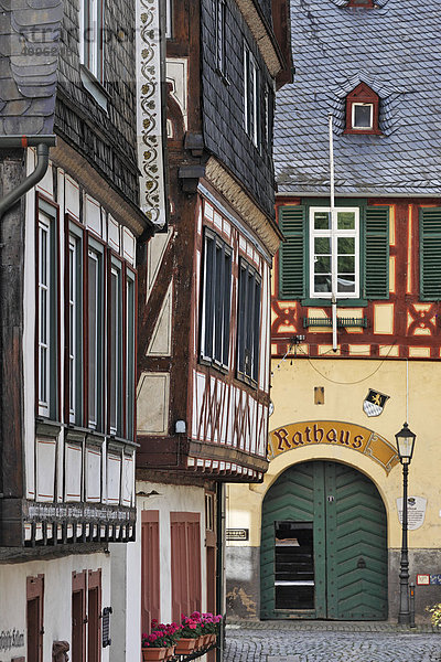 Fachwerkhaus  Bacharach am Rhein  Rheinland-Pfalz  Deutschland