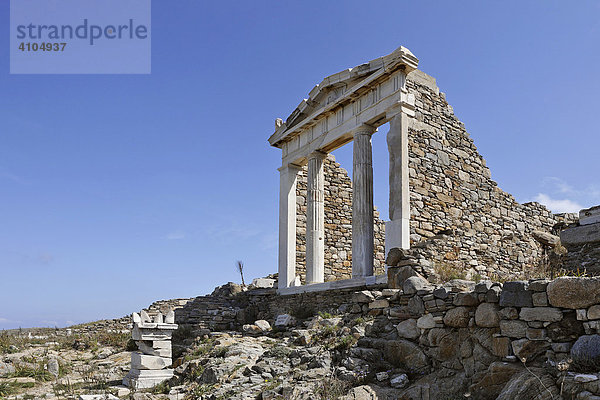 Tempel der Isis  Delos  Griechenland