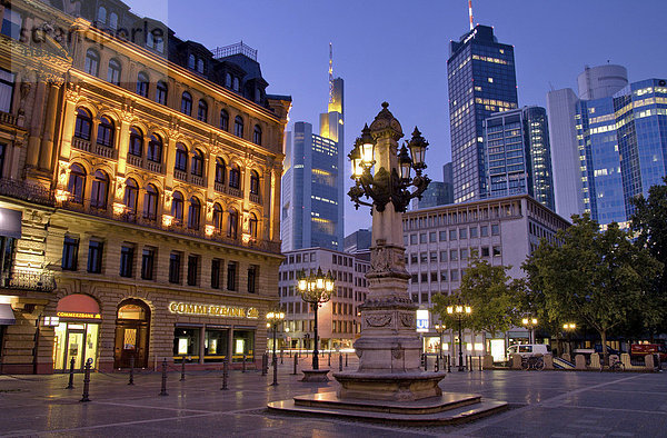 Banken-Gebäude  Frankfurt am Main  Hessen  Deutschland