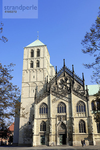 St.-Paulus-Dom  Kathedrale  Münster  Nordrhein-Westfalen  Deutschland  Europa