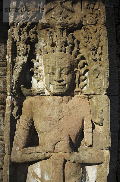 Ta Prohm Tempel  Angkor Wat  Siem Reap  Kambodscha  Asien